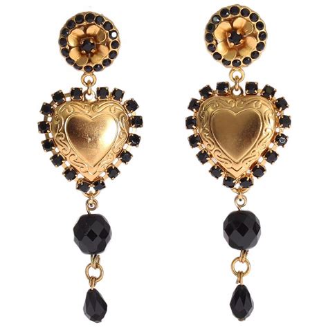 boucles d'oreille dolce gabbana|Boucles d'oreilles de luxe pour femme en or .